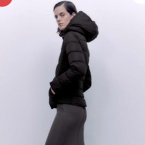 NWT Zara Hooded Quilted Jacket - Picture 2 of 10